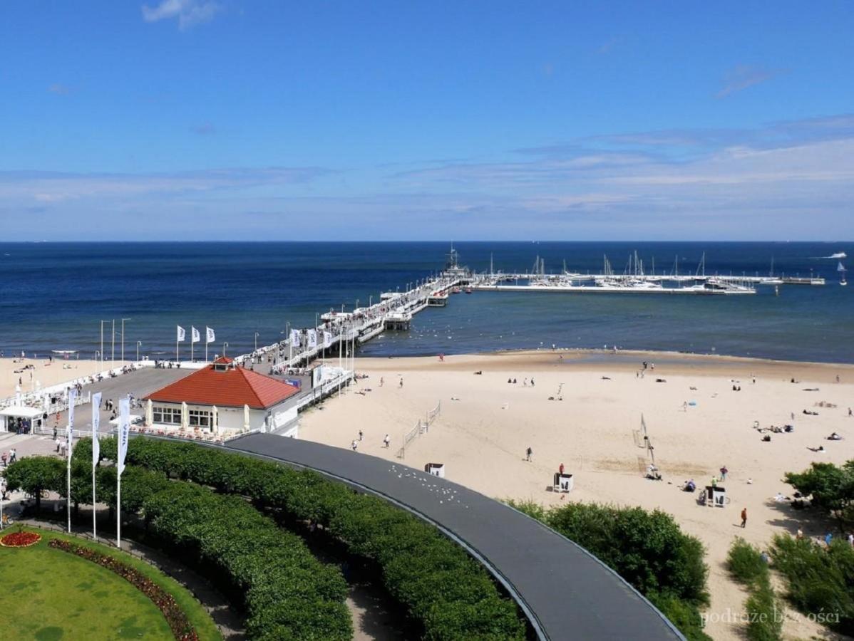 Sea & City 50 M Monte Casinno 100 M Beach Apartments Lux 索波特 外观 照片