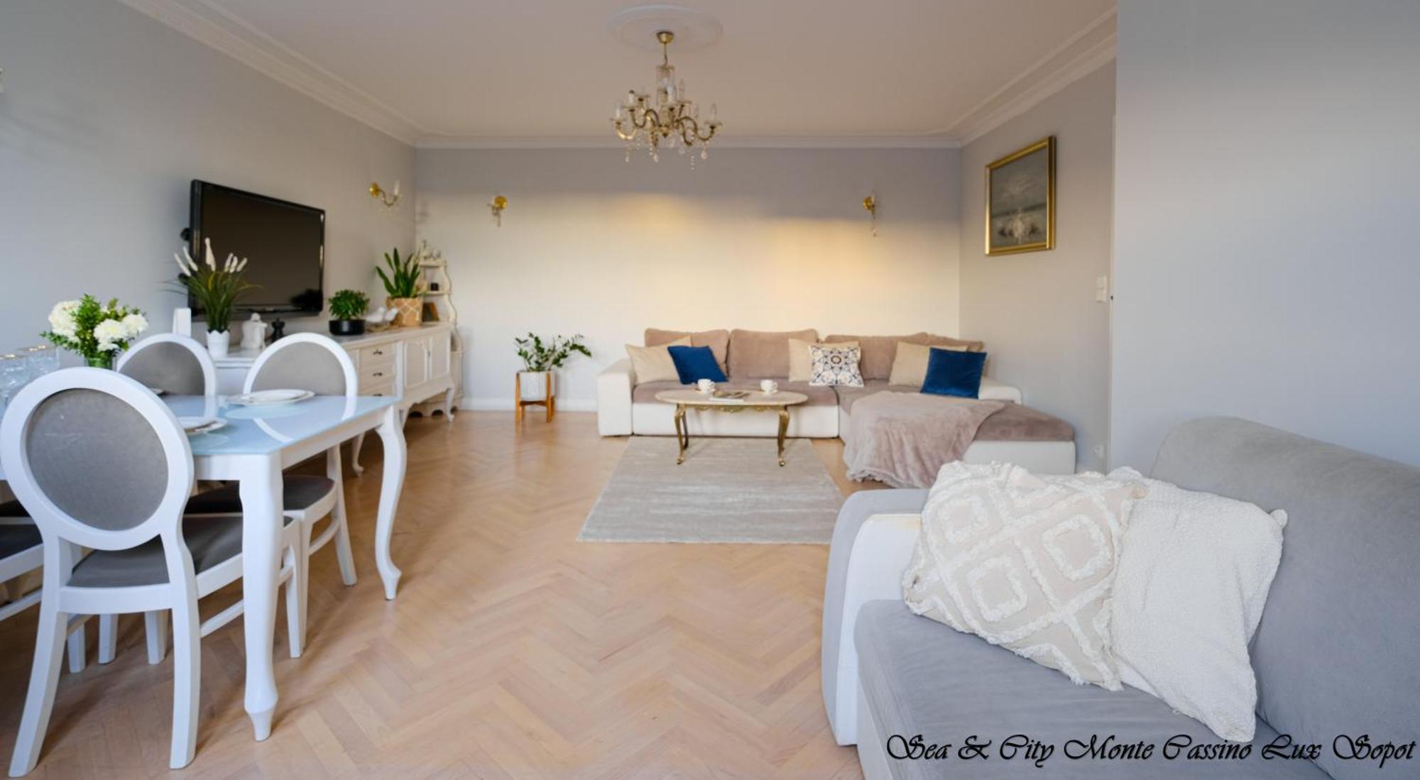 Sea & City 50 M Monte Casinno 100 M Beach Apartments Lux 索波特 外观 照片