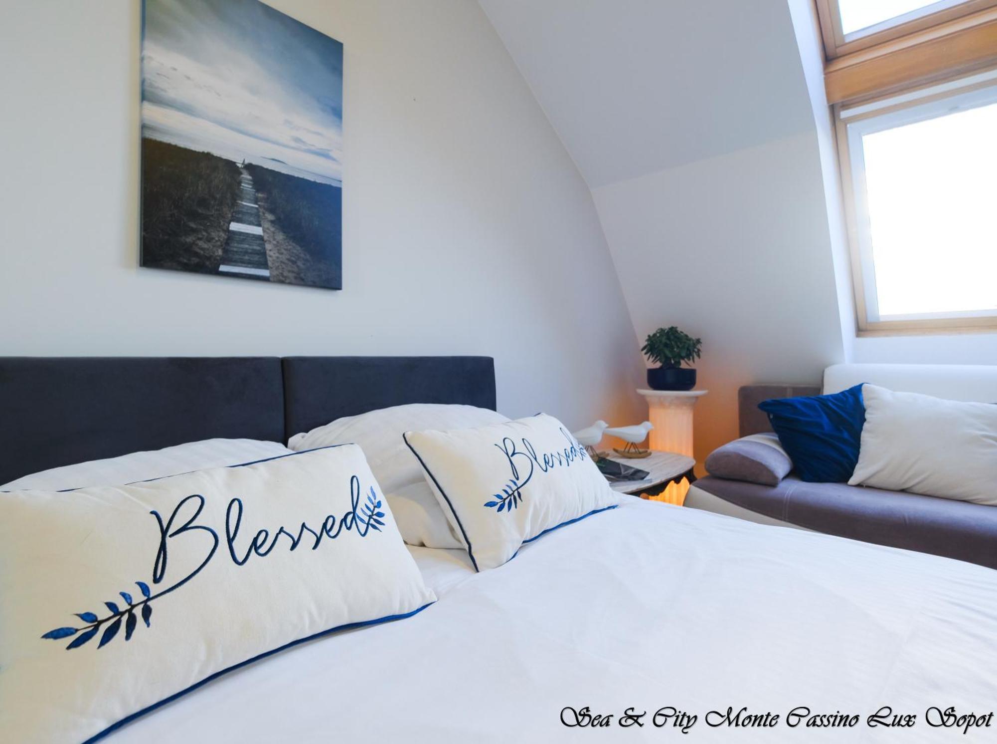Sea & City 50 M Monte Casinno 100 M Beach Apartments Lux 索波特 外观 照片